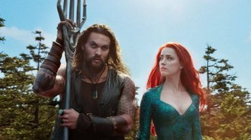 Jason Momoa e Amber Heard em Aquaman 2: O Reino Perdido (Reprodução)