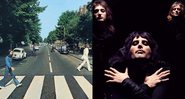 Capas de Abbey Road, dos Beatles, e Queen II, do Queen (Foto: Reprodução/Instagram)