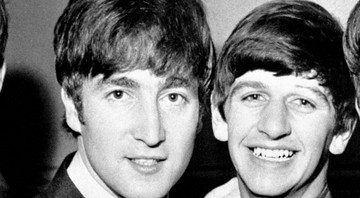 Ringo Starr e John Lennon (foto: AP)