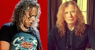 Kirk Hammett e Dave Mustaine (Reprodução)