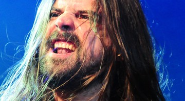 Andreas Kisser, guitarrista do Sepultura, durante show da banda no Rock in Rio - Carolina Vianna