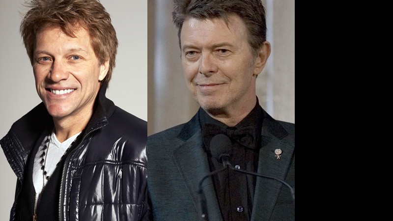 Bon Jovi e David Bowie - AP