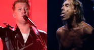 Josh Homme, do Queens of the Stone Age, e Iggy Pop, ex-vocalista do Stooges - AP/Fabricio Vianna