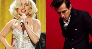 A cantora Lady Gaga e o músico e produtor Mark Ronson - AP