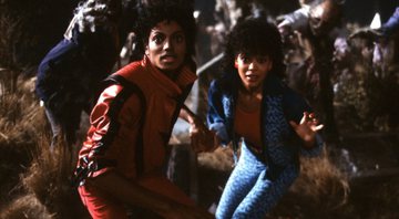Michael e Ola Ray no clipe de “Thriller” (Foto: Reprodução)
