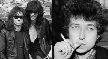Ramones e Bob Dylan (Foto 1: Divulgação/ Foto 2: AP Images)