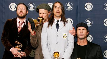 John Frusciante, Flea, Anthony Kiedis e Chad Smith, do Red Hot Chili Peppers (Foto: Kevork Djansezian via AP Images)