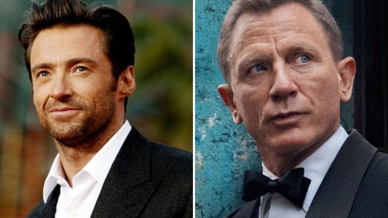 Hugh Jackman (Foto: Kevin Winter / Getty Images) e Daniel Craig (Foto: Reprodução / Youtube)