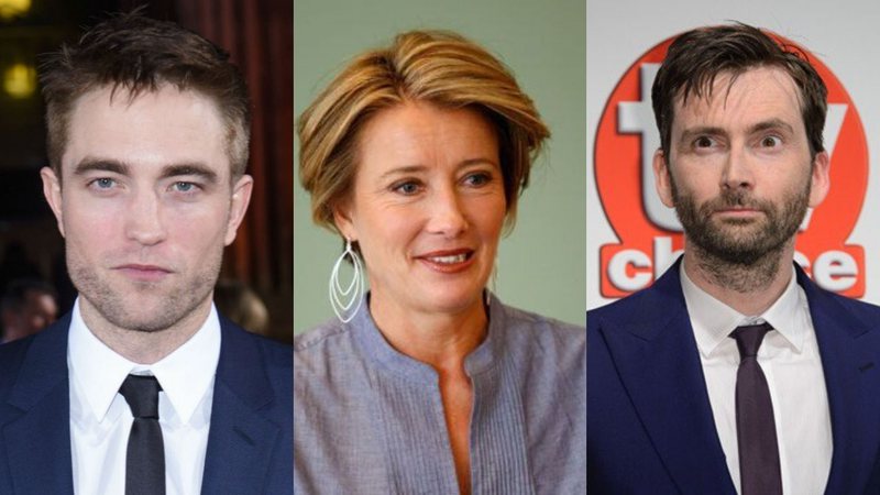 Robert Pattinson, Emma Thompson e David Tennant (Foto: AP)