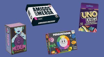 Board game, quebra-cabeça e outros itens para se divertir em casa com os amigos - Crédito: Reprodução/Amazon