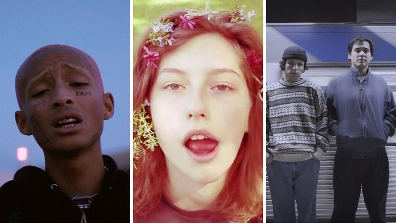 Jaden Smith, King Princess e Terno Rei em videoclipe (Foto: Reprodução/YouTube)