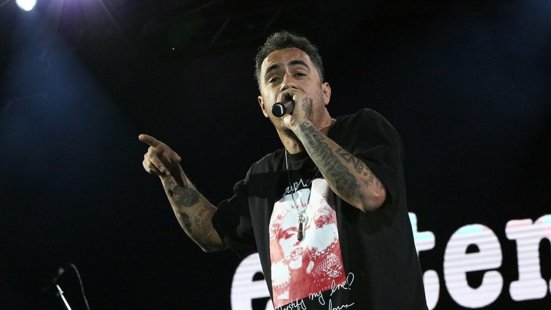 Marcelo D2 no João Rock 2019 (Foto: Fotos: Deividi Correa e Denilson Santos / AgNews)