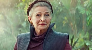 Carrie Fisher como Leia Organa em Star Wars: A Ascensão Skywalker (foto: reprodução disney)