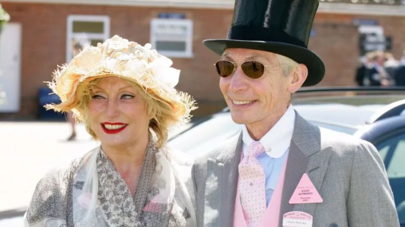 Charlie Watts e a esposa, Shirley (Foto: Getty Images)