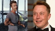 Edward Norton em Glass Onion: Um Mistério Knives Out (Foto: Divulgação/Netflix) e Elon Musk (Foto:  Pascal Le Segretain/Getty Images)