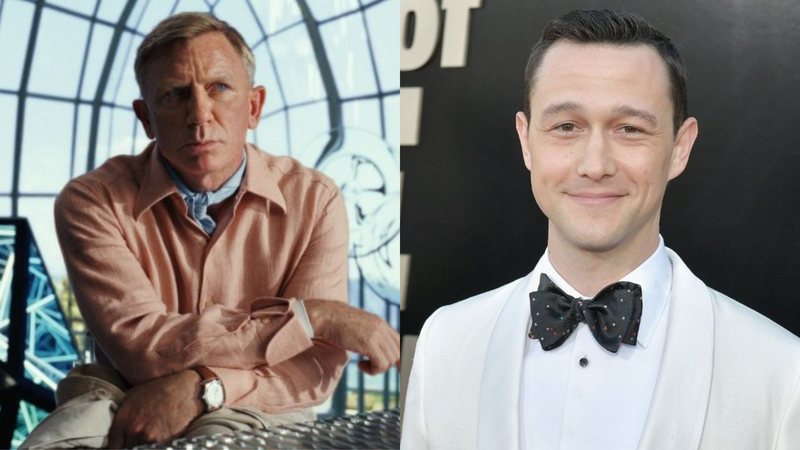 Daniel Craig em Glass Onion: Um Mistério Knives Out (Foto: Reprodução/Netflix) e Joseph Gordon-Levitt (Foto: Getty Images/Neilson Barnard)