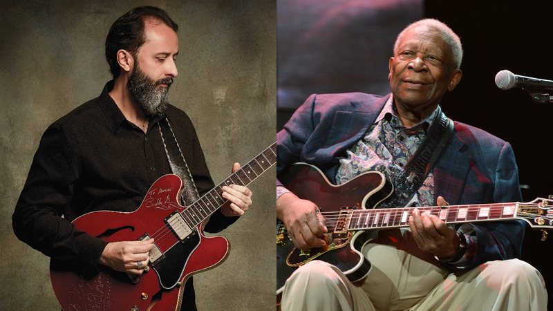 Marcos Ottaviano (Foto: Divulgação) e B. B. King (Foto: Getty Images)