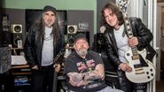 Paul Di'Anno e os integrantes da banda WARHORSE (Foto: Divulgação/ Facebook/ Stjepan Juras)