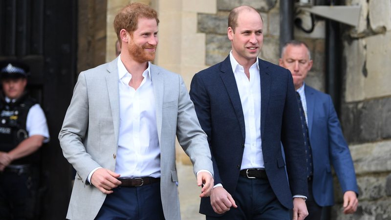 Príncipes Harry e William (Foto: Shaun Botterill/Getty Images)