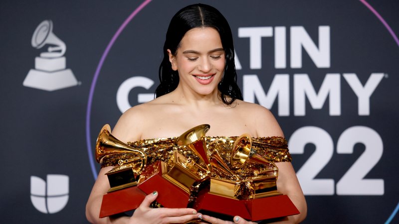 Rosalía no Grammy Latino (Foto: Getty Images)