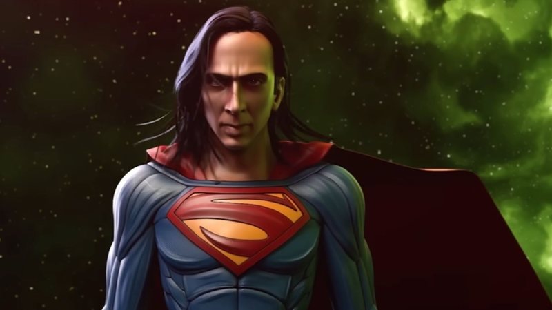 Animação de Superman de Nicolas Cage (Foto: Reprodução/YouTube)