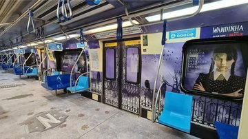 Wandinha no Metrô (Foto: Divulgação)