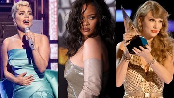 Lady Gaga, Rihanna e Taylor Swift disputam categoria no Globo de Ouro (Getty Images)