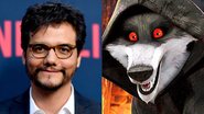 Wagner Moura (Foto: Frazer Harrison/Getty Images) e Lobo de Gato de Botas 2 (Foto: Reprodução/DreamWorks)