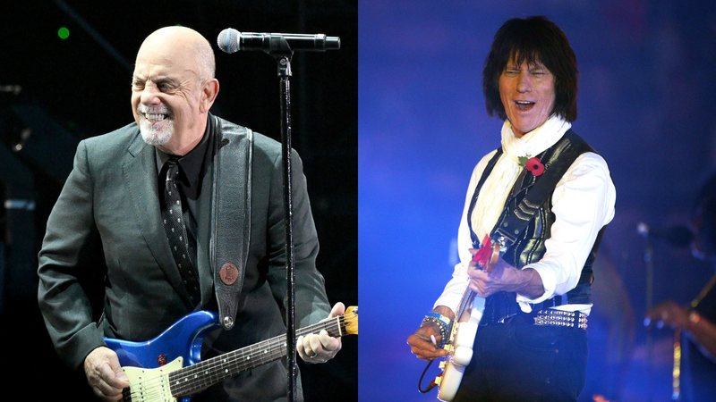 Billy Joel (Foto: Derek White/Getty Images for ABA) e Jeff Beck (Foto: Charlie Crowhurst/Getty Images)