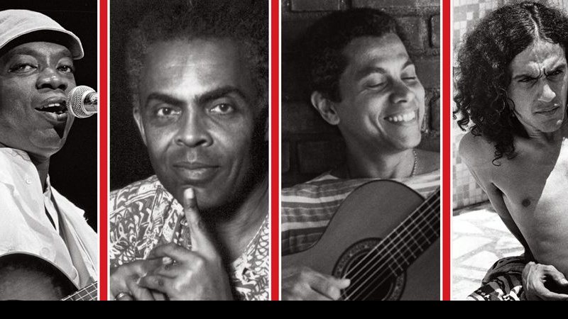 Milton Nascimento, Gilberto Gil, Paulinho da Viola e Caetano Veloso - a geração 1942 (Reprodução/Arquivo)