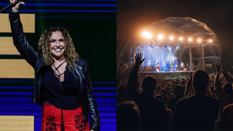 Daniela Mercury (Foto: Alexandre Schneider/Getty Images) e Festival Forró da Lua Cheia (Foto: ALICIAVIU)