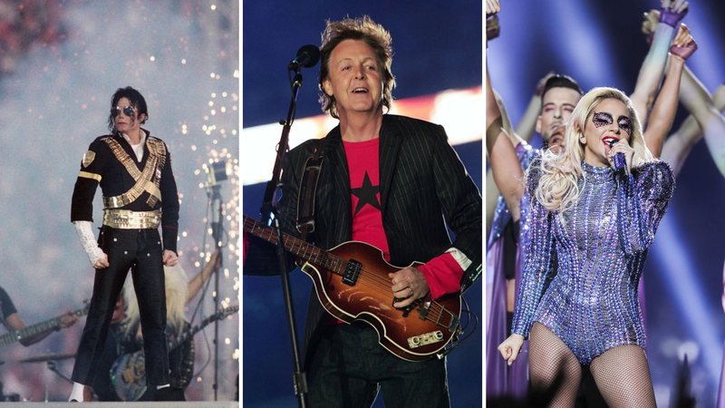 Michalel Jackson (Foto: Steve Granitz / WireImage), Paul McCartney (Foto: Jed Jacobsohn / GI) e Lady Gaga (Foto: Sipa/AP)