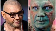 Dave Bautista e o personagem Drax (Getty Images/Reprodução)