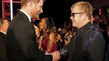 Príncipe Harry e Elton John (Getty Images)