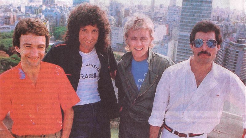 Queen em Buenos Aires (Foto: Domínio Público/ Clarín magazine)