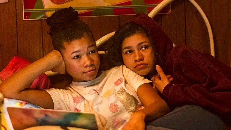 Storm Reid e Zendaya em Euphoria (Foto: Reprodução / HBO Max)