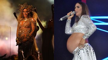 Beyoncé (Foto: Kevork Djansezian/Getty Images for NARAS) e Ivete Sangalo (Foto: Jefferson Peixoto/Secom)