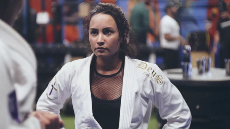 Demi Lovato pratica jiu-jitsu desde 2016 (Foto: reprodução/YoTube)