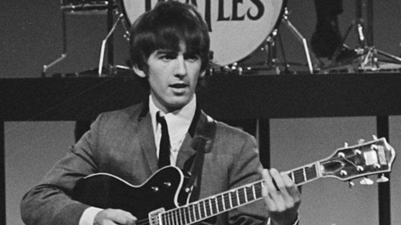 George Harrison em 1964 (Foto: Domínio Público/ Arquivos Nacional Holandês)