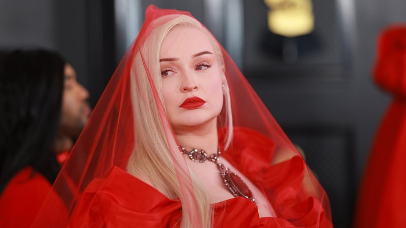 Kim Petras no Grammy 2023 (Foto: Getty Images)