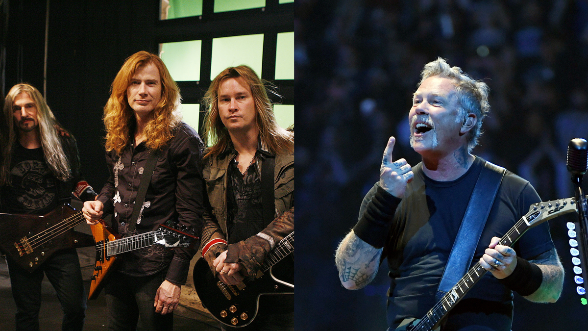 Dave Mustane e James Hetfield (Foto: Getty Images)