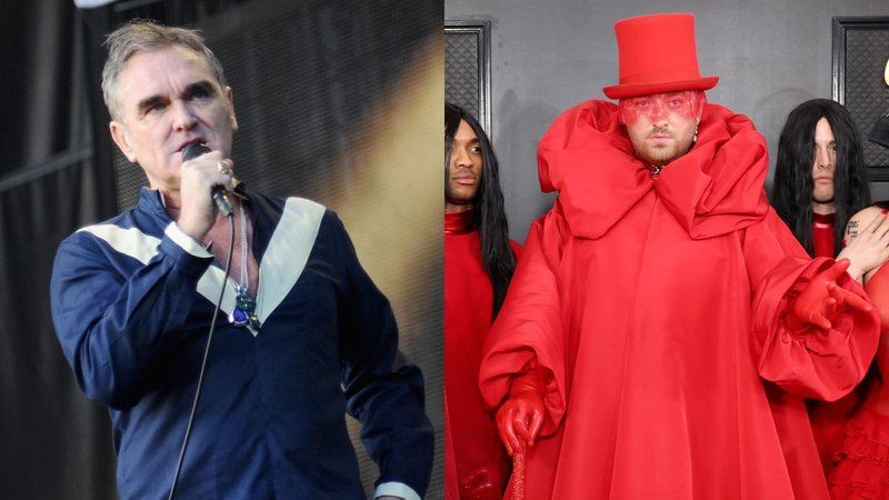 Morrissey (Foto: Ilya S. Savenok / Correspondente) e Sam Smith (Foto: Amy Sussman/Getty Images)