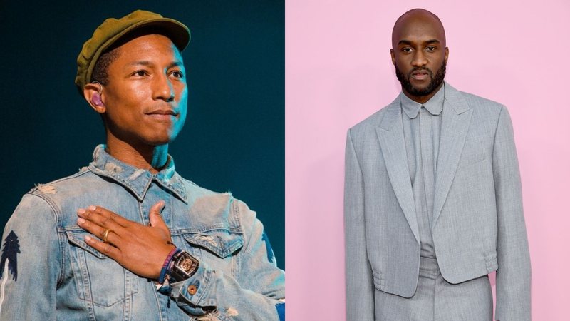 Pharrell Williams (Foto: Mauricio Santana/Getty Images) e Virgil Abloh (Foto: Dimitrios Kambouris/Getty Images)