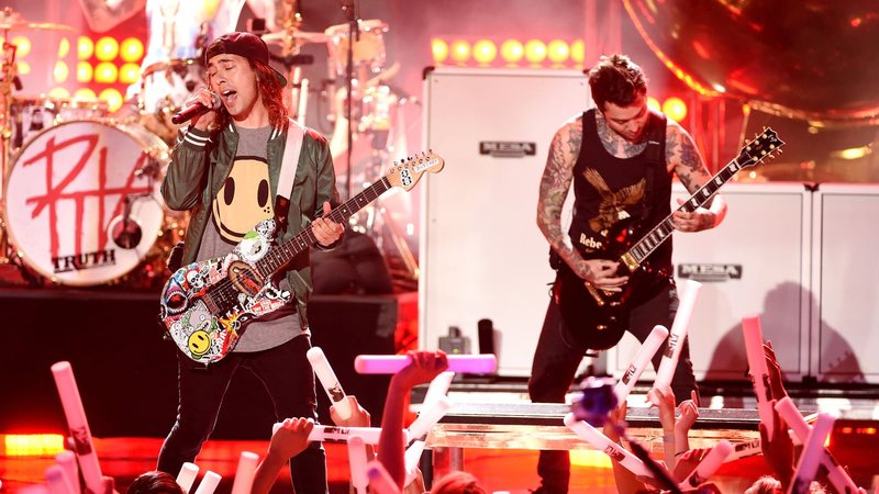 Integrantes do Pierce the Veil (Foto: Kevin Winter/Getty Images)