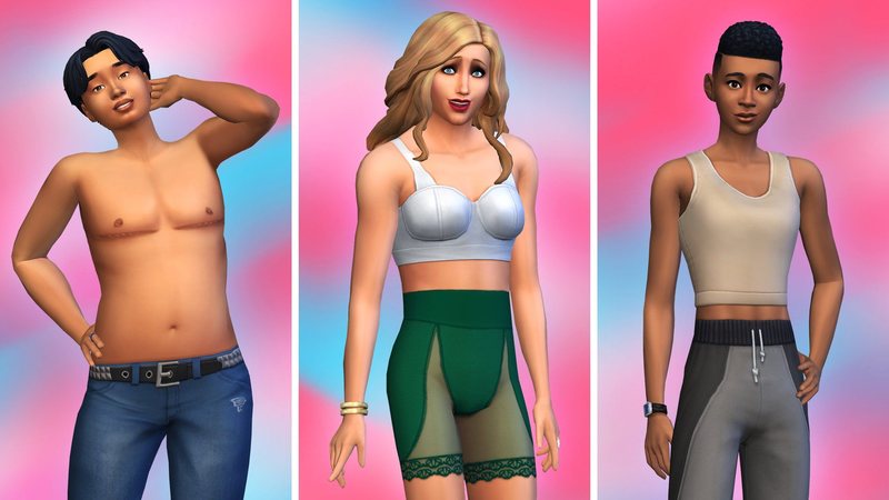 Personagens trans de The Sims (Foto: Reprodução/Electronic Arts)