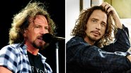 Eddie Vedder (Foto: Getty Images) e Chris Cornell (Foto: Jeff Lipsky / Divulgação)