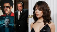 The Weeknd (Foto: Divulgação), Tommy Lee Jones (Foto: Divulgação), Martin Freeman (Foto: Divulgação) e Jenna Ortega (Foto: Getty Images)