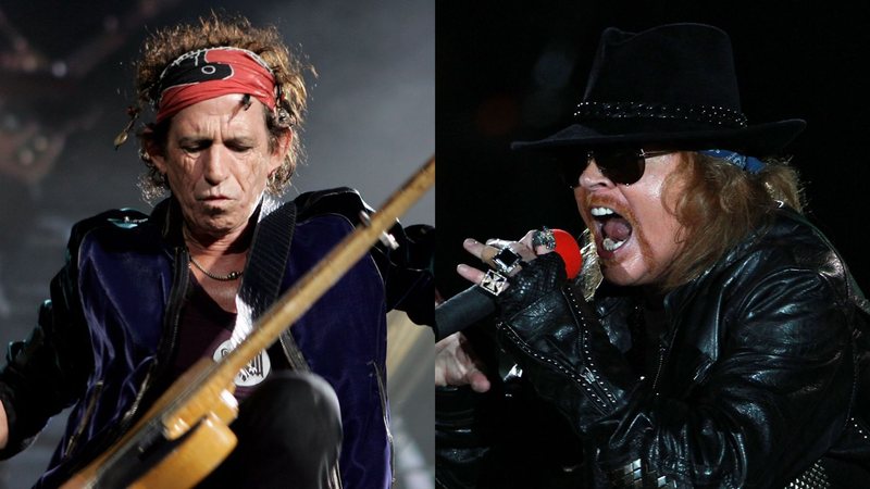 Keith Richards (Foto: Getty Images), Axl Rose (Foto: Getty Images)