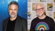 Mark Ruffalo (Foto: Alberto E. Rodriguez/Getty Images) e James Gunn (Foto: Frazer Harrison/Getty Images)