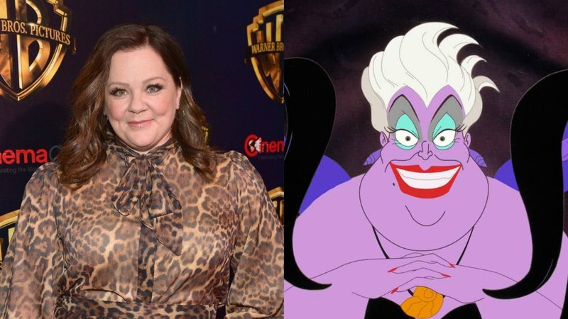 Melissa McCarthy e Úrsula (Foto: Getty Images/reprodução)